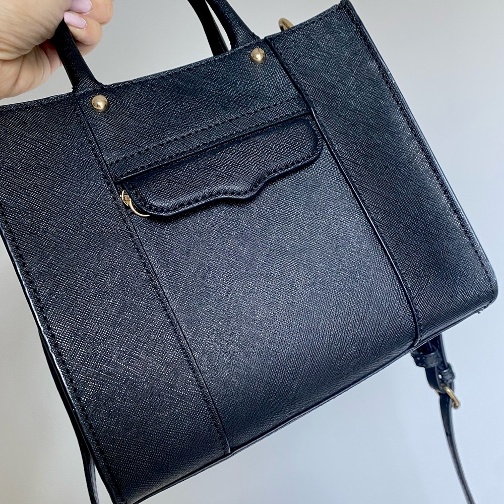 Rebecca Minkoff Mini Mab bag black with gold hardware